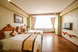 Phòng 2 giường single khách sạn Hương Việt Quy Nhơn