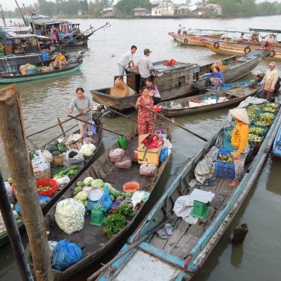 Hậu Giang - Chợ nổi ngã bảy Phụng Hiệp