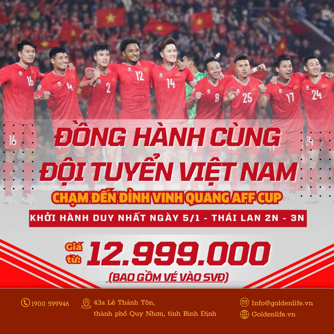 Du lịch Thái Lan Xem Trận Chung Kết AFF Cup Lượt Về 2024 từ Sài Gòn