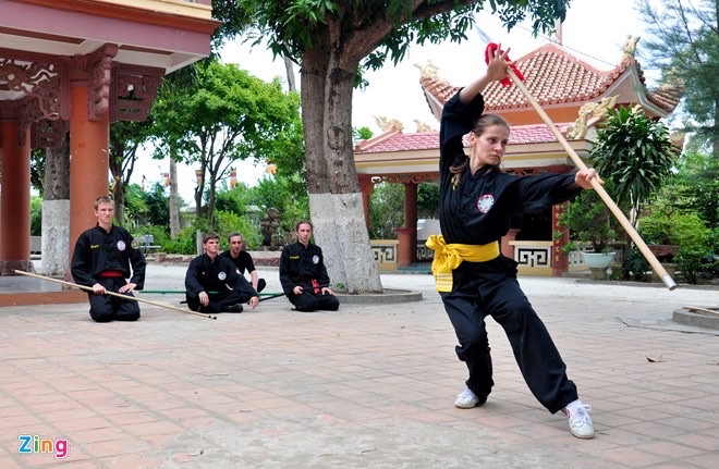 Chùa Long Phước ngôi nhà Võ thuật - Ảnh Zing